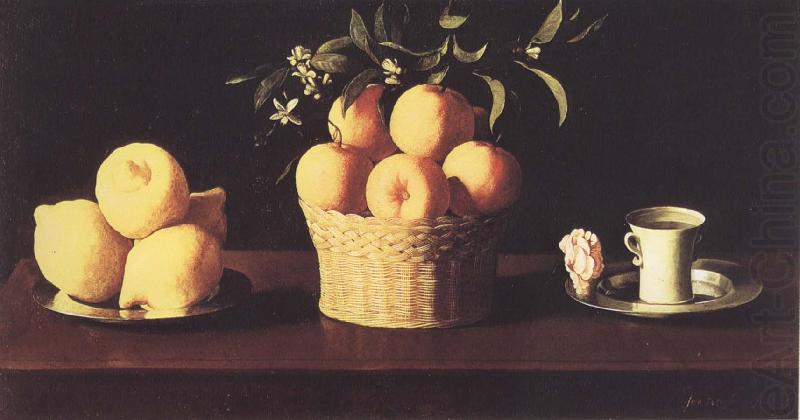 Stilleben with oranges, Francisco de Zurbaran